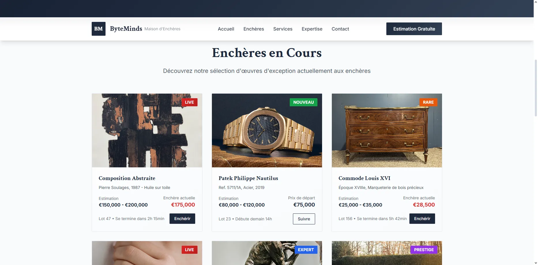 Boutique en ligne réalisée pour une entreprise vosgienne – développement e-commerce ByteMinds.
