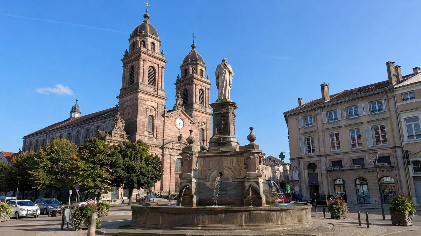 Centre historique de Remiremont dans les Vosges – développeur web ByteMinds